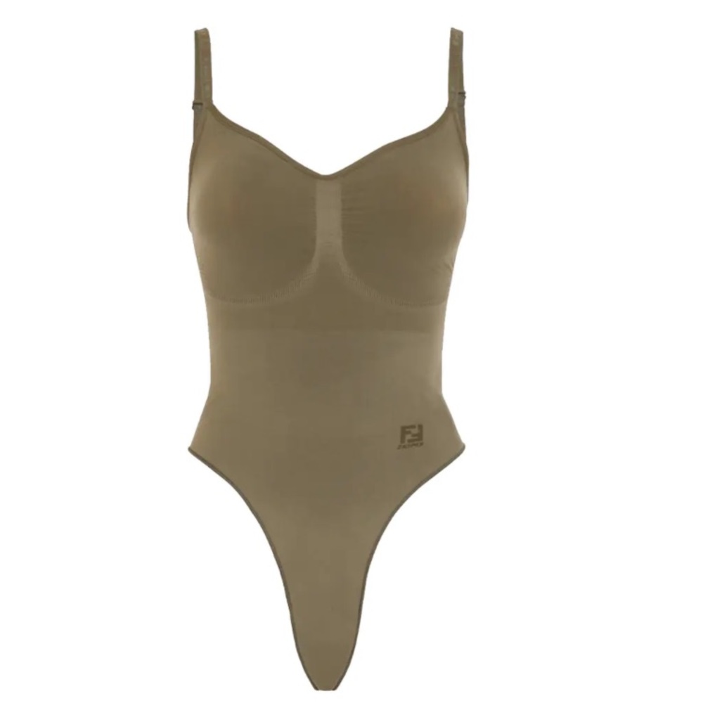 Fendi x Skims sculpting thong bodysuit